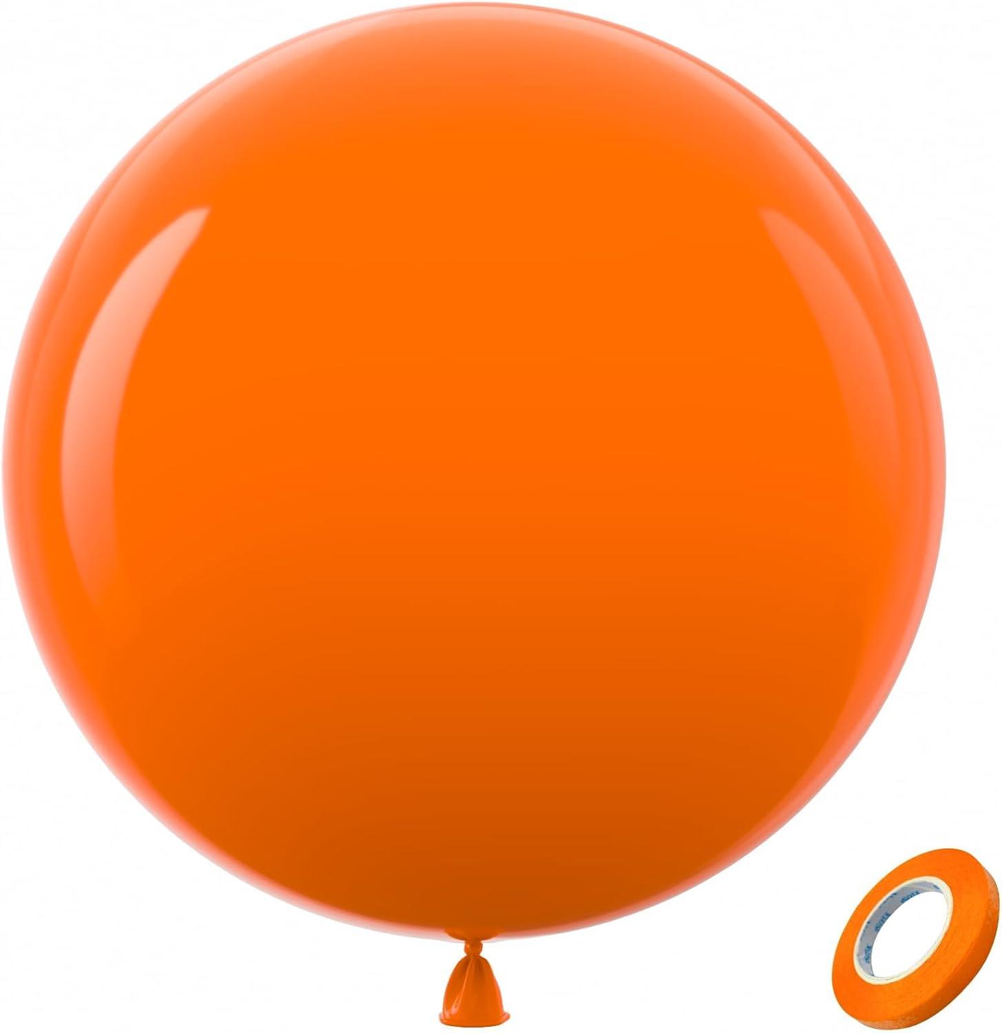 imageBezente Ivory White Balloons Latex Party Balloons 100 Pack 12 inch Round Helium Cream Beige Balloons for Wedding Birthday Gender Reveal Easter Tea Boho DecorationsA0112orange