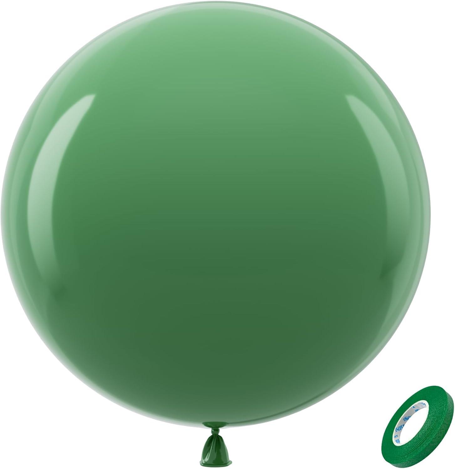 imageBezente Ivory White Balloons Latex Party Balloons 100 Pack 12 inch Round Helium Cream Beige Balloons for Wedding Birthday Gender Reveal Easter Tea Boho DecorationsA0085olive Green