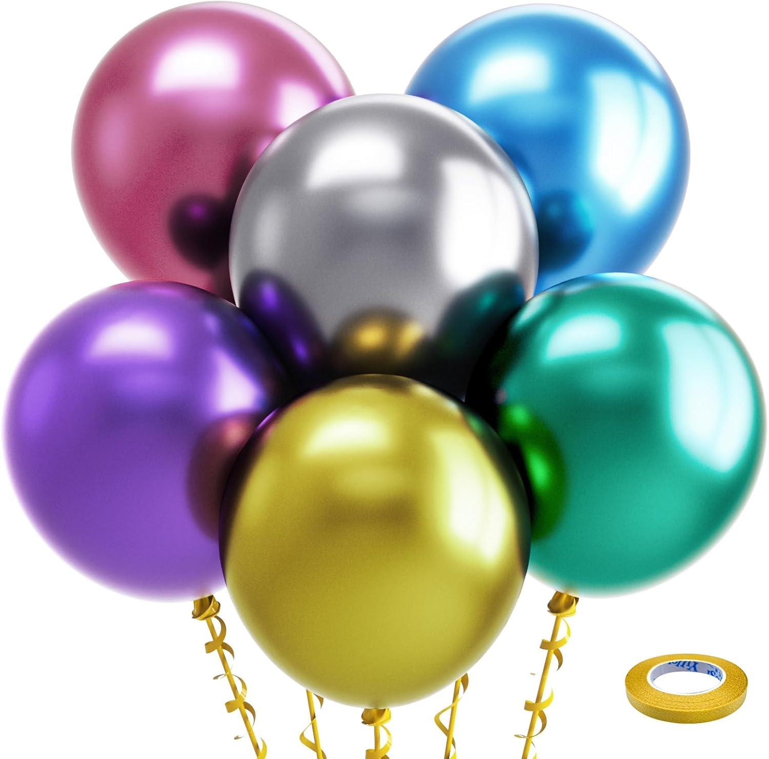 imageBezente Ivory White Balloons Latex Party Balloons 100 Pack 12 inch Round Helium Cream Beige Balloons for Wedding Birthday Gender Reveal Easter Tea Boho DecorationsB001metallic