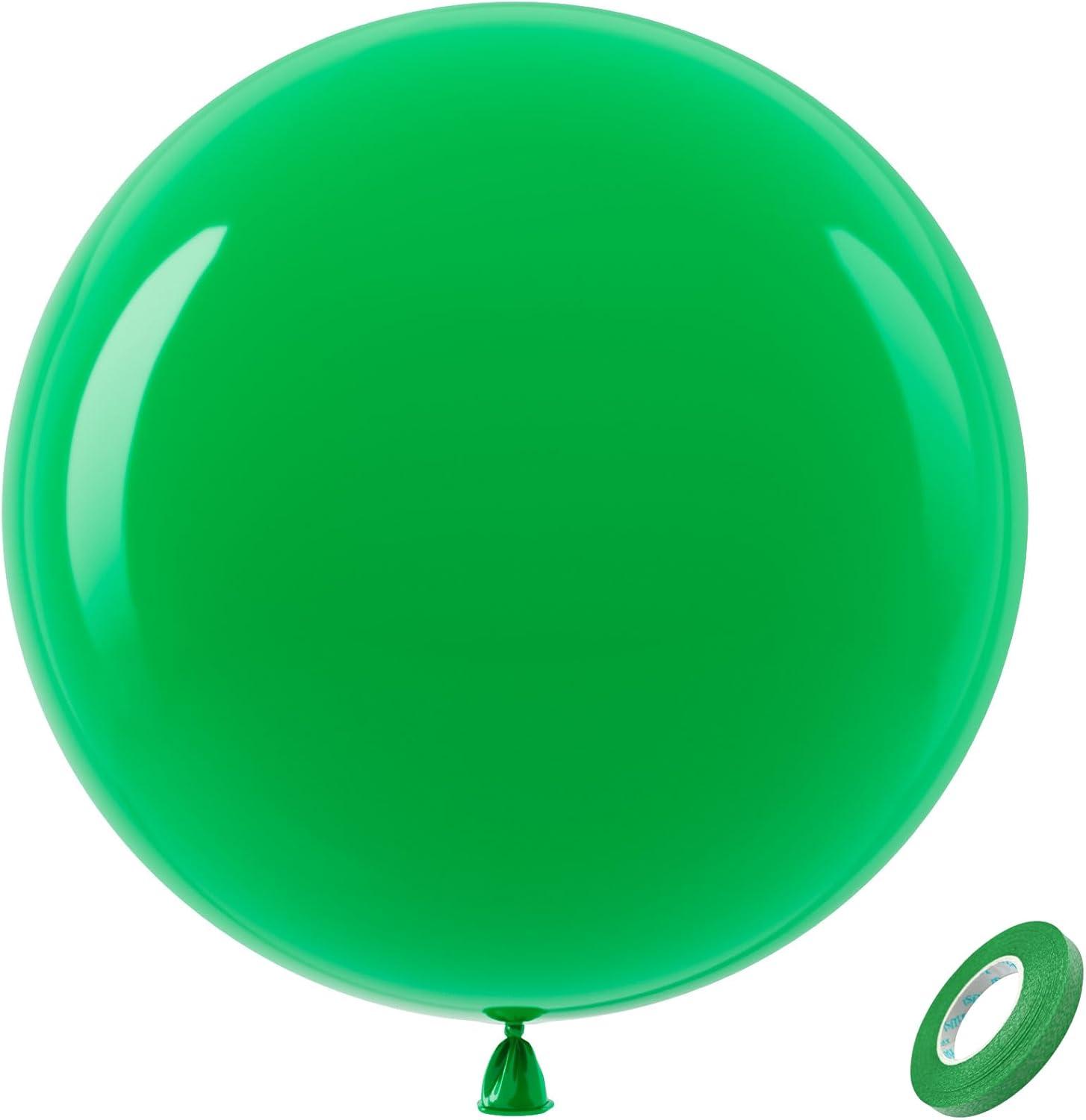 imageBezente Ivory White Balloons Latex Party Balloons 100 Pack 12 inch Round Helium Cream Beige Balloons for Wedding Birthday Gender Reveal Easter Tea Boho DecorationsA0082green