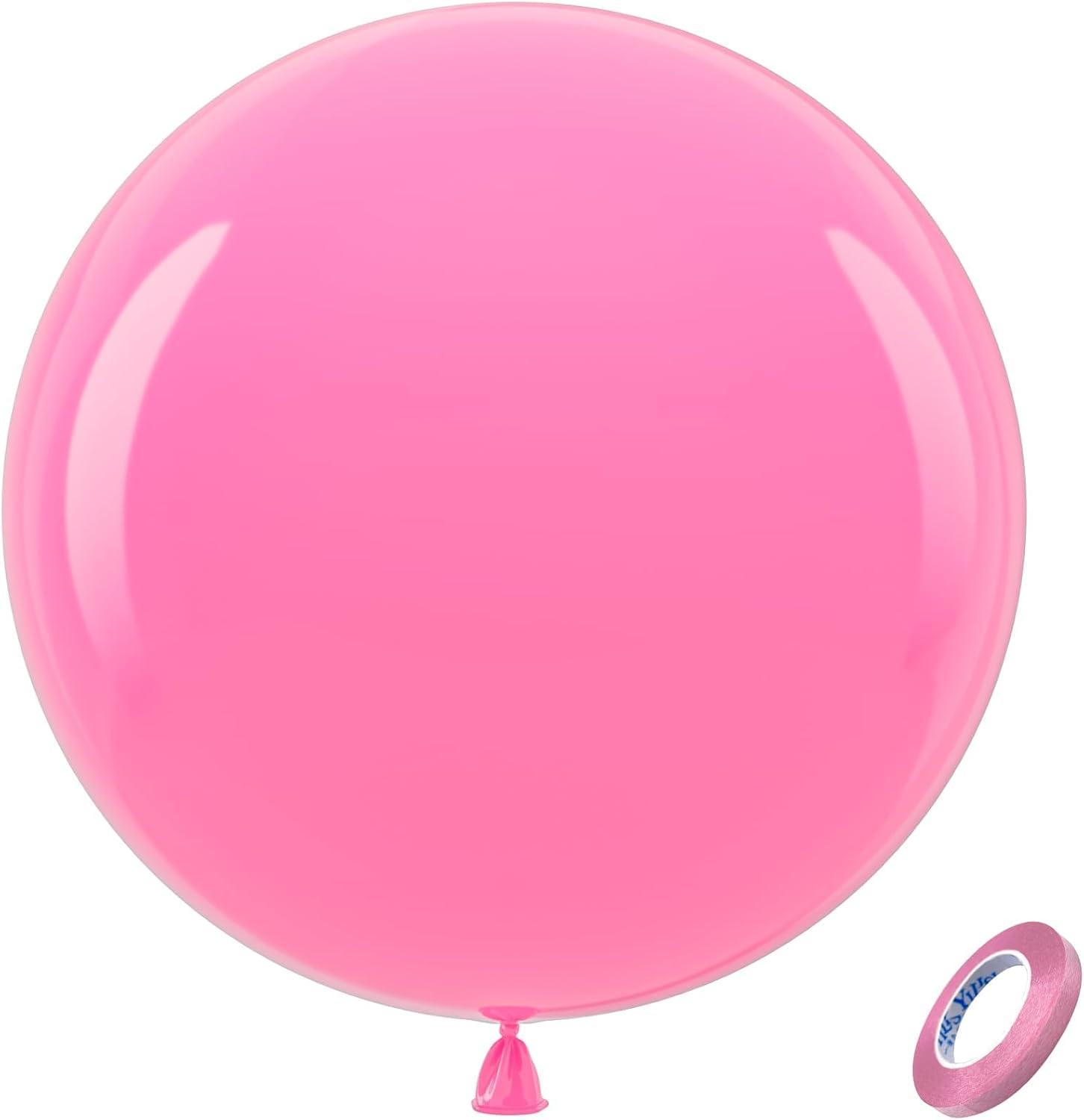imageBezente Ivory White Balloons Latex Party Balloons 100 Pack 12 inch Round Helium Cream Beige Balloons for Wedding Birthday Gender Reveal Easter Tea Boho DecorationsA0092pink