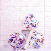 Bezente Dusty Pink Balloons Latex Party Balloons – 100 Pack 12 inch Round Helium Boho Blush Lilac Retro Pink Balloons for Graduation Anniversary Bachelorette Gender Reveal Princess Party Decorations(Confetti-colorful)