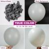 Bezente Dusty Pink Balloons Latex Party Balloons – 100 Pack 12 inch Round Helium Boho Blush Lilac Retro Pink Balloons for Graduation Anniversary Bachelorette Gender Reveal Princess Party Decorations(A014-gray)