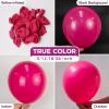 Bezente Dusty Pink Balloons Latex Party Balloons – 100 Pack 12 inch Round Helium Boho Blush Lilac Retro Pink Balloons for Graduation Anniversary Bachelorette Gender Reveal Princess Party Decorations(A009-4-hot Pink)