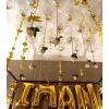 Bezente Ivory White Balloons Latex Party Balloons – 100 Pack 12 inch Round Helium Cream Beige Balloons for Wedding Birthday Gender Reveal Easter Tea Boho Decorations(Confetti-gold)