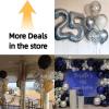 Bezente Ivory White Balloons Latex Party Balloons – 100 Pack 12 inch Round Helium Cream Beige Balloons for Wedding Birthday Gender Reveal Easter Tea Boho Decorations(Confetti-silver)
