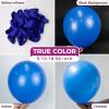 Bezente Ivory White Balloons Latex Party Balloons – 100 Pack 12 inch Round Helium Cream Beige Balloons for Wedding Birthday Gender Reveal Easter Tea Boho Decorations(A007-5-royal Blue)
