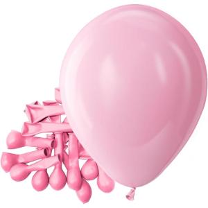 Bezente Dusty Pink Balloons Latex Party Balloons – 100 Pack 12 inch Round Helium Boho Blush Lilac Retro Pink Balloons for Graduation Anniversary Bachelorette Gender Reveal Princess Party Decorations(A009-1-pastel Pink)