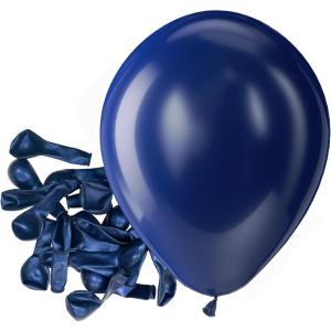 Bezente Dusty Pink Balloons Latex Party Balloons – 100 Pack 12 inch Round Helium Boho Blush Lilac Retro Pink Balloons for Graduation Anniversary Bachelorette Gender Reveal Princess Party Decorations(A007-7-navy Blue)