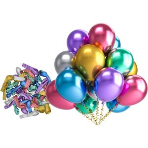 Bezente Ivory White Balloons Latex Party Balloons – 100 Pack 12 inch Round Helium Cream Beige Balloons for Wedding Birthday Gender Reveal Easter Tea Boho Decorations(B001-metallic)