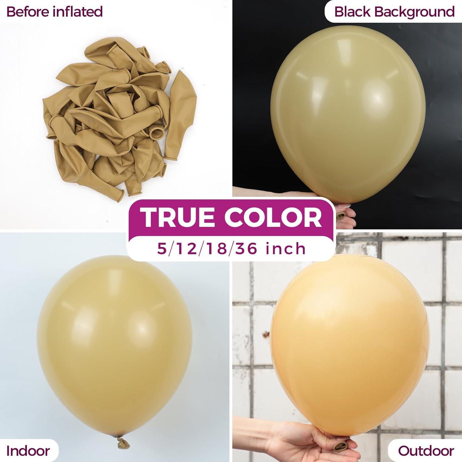 imageBezente Lime Green Latex Party Balloons 100 Pack 12 inch Round Helium Light Pastel Kelly Green Balloons for Graduation Wedding Engagement Spring Forest Theme Birthday Tea Party Decorations15brownp165