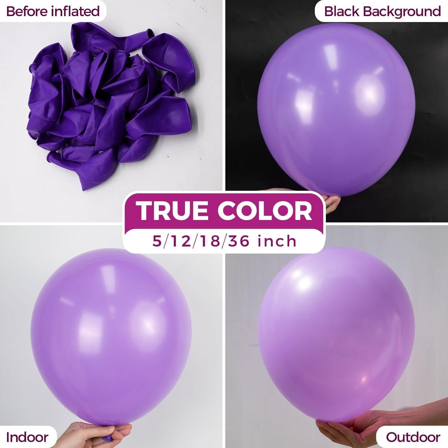 imageBezente Lime Green Latex Party Balloons 100 Pack 12 inch Round Helium Light Pastel Kelly Green Balloons for Graduation Wedding Engagement Spring Forest Theme Birthday Tea Party Decorations12purpleg115