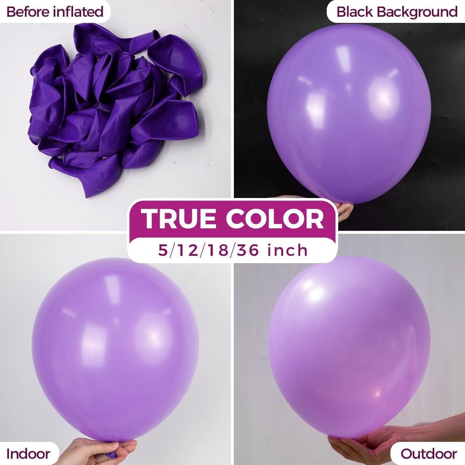 imageBezente Lime Green Latex Party Balloons 100 Pack 12 inch Round Helium Light Pastel Kelly Green Balloons for Graduation Wedding Engagement Spring Forest Theme Birthday Tea Party Decorations12purpleg115