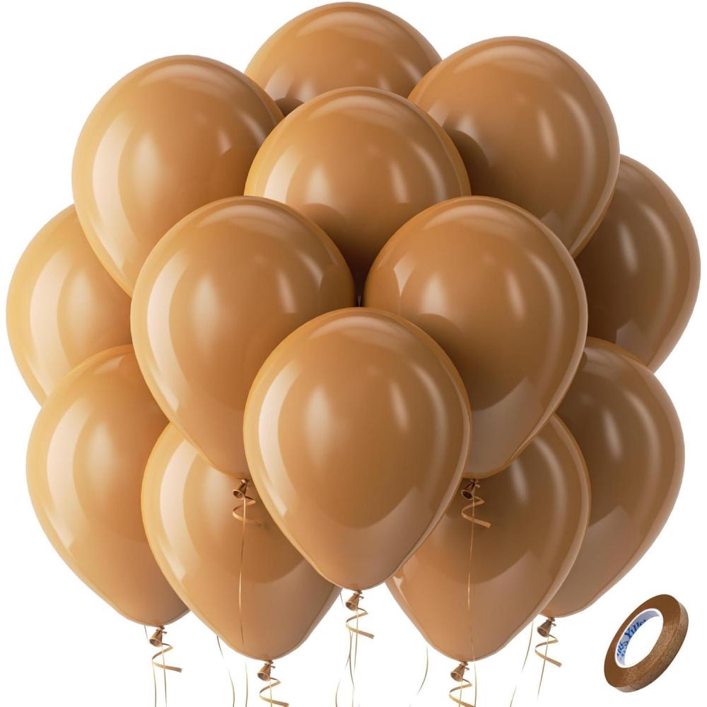 imageBezente Lime Green Latex Party Balloons 100 Pack 12 inch Round Helium Light Pastel Kelly Green Balloons for Graduation Wedding Engagement Spring Forest Theme Birthday Tea Party Decorations15brownp166