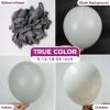 Bezente Lime Green Latex Party Balloons – 100 Pack 12 inch Round Helium Light Pastel Kelly Green Balloons for Graduation Wedding Engagement Spring Forest Theme Birthday Tea Party Decorations(17-gray-g185)