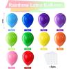 Bezente Lime Green Latex Party Balloons – 100 Pack 12 inch Round Helium Light Pastel Kelly Green Balloons for Graduation Wedding Engagement Spring Forest Theme Birthday Tea Party Decorations(01-assorted-g01)