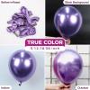 Bezente Lime Green Latex Party Balloons – 100 Pack 12 inch Round Helium Light Pastel Kelly Green Balloons for Graduation Wedding Engagement Spring Forest Theme Birthday Tea Party Decorations(12-purple-s119)