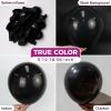 Bezente Lime Green Latex Party Balloons – 100 Pack 12 inch Round Helium Light Pastel Kelly Green Balloons for Graduation Wedding Engagement Spring Forest Theme Birthday Tea Party Decorations(02-black-g10)