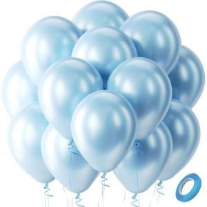 Bezente Lime Green Latex Party Balloons – 100 Pack 12 inch Round Helium Light Pastel Kelly Green Balloons for Graduation Wedding Engagement Spring Forest Theme Birthday Tea Party Decorations(09-blue-a76)