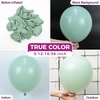 Bezente Metallic Green Balloons Latex Boho Party Balloons 100 Pack 12 inch(11-green-p101)