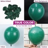 Bezente Metallic Green Balloons Latex Boho Party Balloons 100 Pack 12 inch(11-green-p96)
