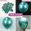 Bezente Metallic Green Balloons Latex Boho Party Balloons 100 Pack 12 inch(11-green-s99)