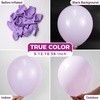 Bezente Metallic Green Balloons Latex Boho Party Balloons 100 Pack 12 inch(12-purple-d118)