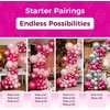 Bezente Metallic Green Balloons Latex Boho Party Balloons 100 Pack 12 inch(13-pink-a140)
