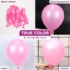 Bezente Metallic Green Balloons Latex Boho Party Balloons 100 Pack 12 inch(13-pink-a140)