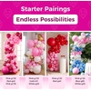 Bezente Metallic Green Balloons Latex Boho Party Balloons 100 Pack 12 inch(13-pink-g135)