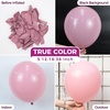 Bezente Metallic Green Balloons Latex Boho Party Balloons 100 Pack 12 inch(13-pink-p144)