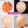 Bezente Metallic Green Balloons Latex Boho Party Balloons 100 Pack 12 inch(14-orange-d156)