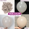 Bezente Metallic Green Balloons Latex Boho Party Balloons 100 Pack 12 inch(15-brown-g167)