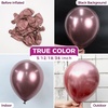 Bezente Metallic Green Balloons Latex Boho Party Balloons 100 Pack 12 inch(15-brown-s172)