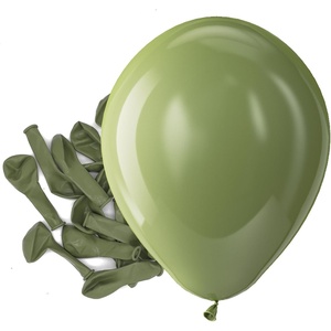 Bezente Metallic Green Balloons Latex Boho Party Balloons 100 Pack 12 inch(11-green-p103)