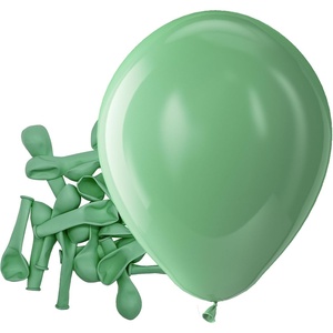 Bezente Metallic Green Balloons Latex Boho Party Balloons 100 Pack 12 inch(11-green-p104)
