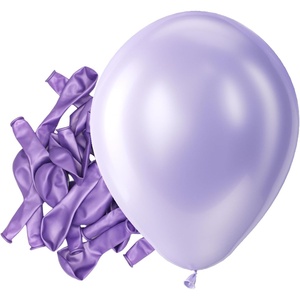 Bezente Metallic Green Balloons Latex Boho Party Balloons 100 Pack 12 inch(12-purple-a120)