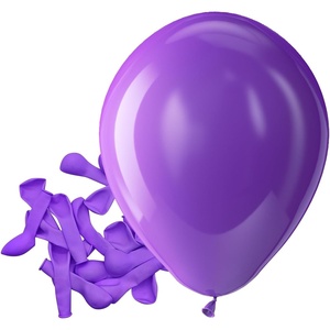 Bezente Metallic Green Balloons Latex Boho Party Balloons 100 Pack 12 inch(12-purple-g115)