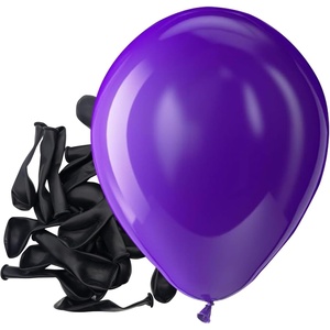 Bezente Metallic Green Balloons Latex Boho Party Balloons 100 Pack 12 inch(12-purple-g117)