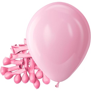Bezente Metallic Green Balloons Latex Boho Party Balloons 100 Pack 12 inch(13-pink-d136)